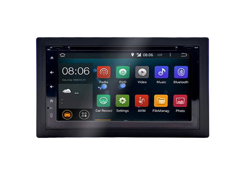 Navtech NAV-AUN605 Universal 6.2" Touch Screen Android Multimedia Double Din GPS Navigation System