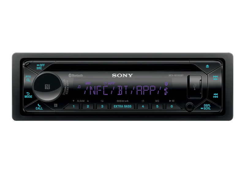 SONY MEX-N5300BT BT/CD/USB/AUX Single Din Radio