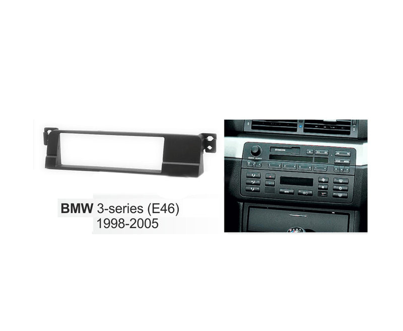 BMW 3-Series E46 1998 - 2005 Single Din Trimplate