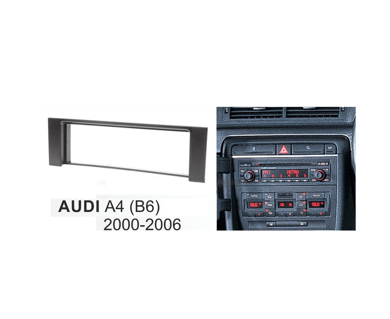 Audi A4 B6 2000 - 2006 Single Din Trimplate
