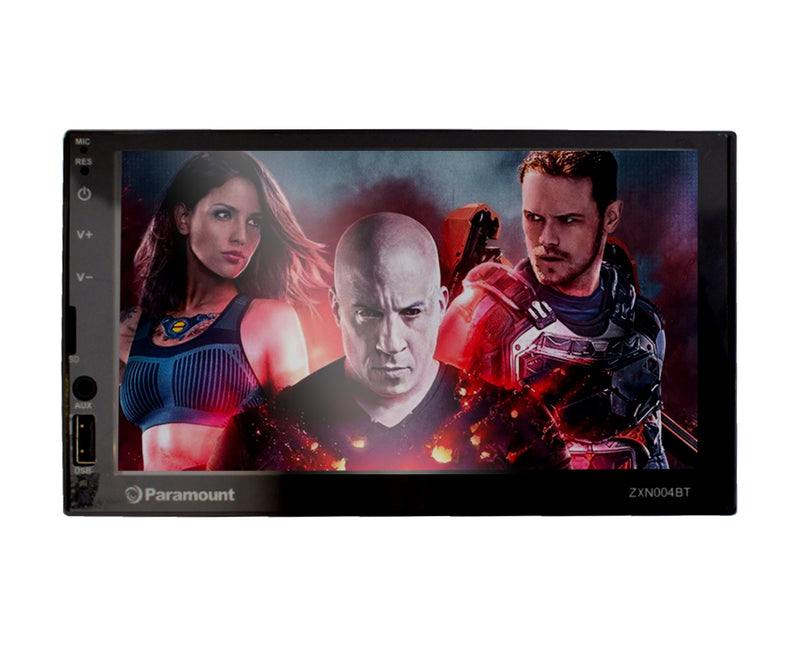 Paramount ZXN004BT-SB +Camera BT/USB/SD/AUX/FM Double Din Multimedia Player