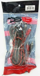 DS18 RCA12FT 12 ft 2 Channel Shielded Twisted RCA Audio Cable Amp Cables